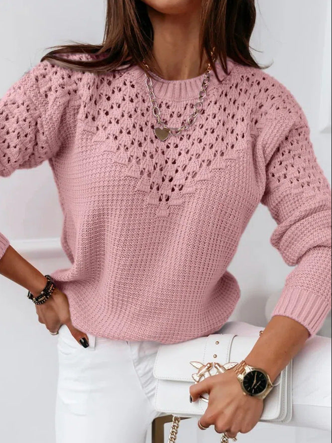 W&W Mode | Eleganter Hohlsaum Pullover