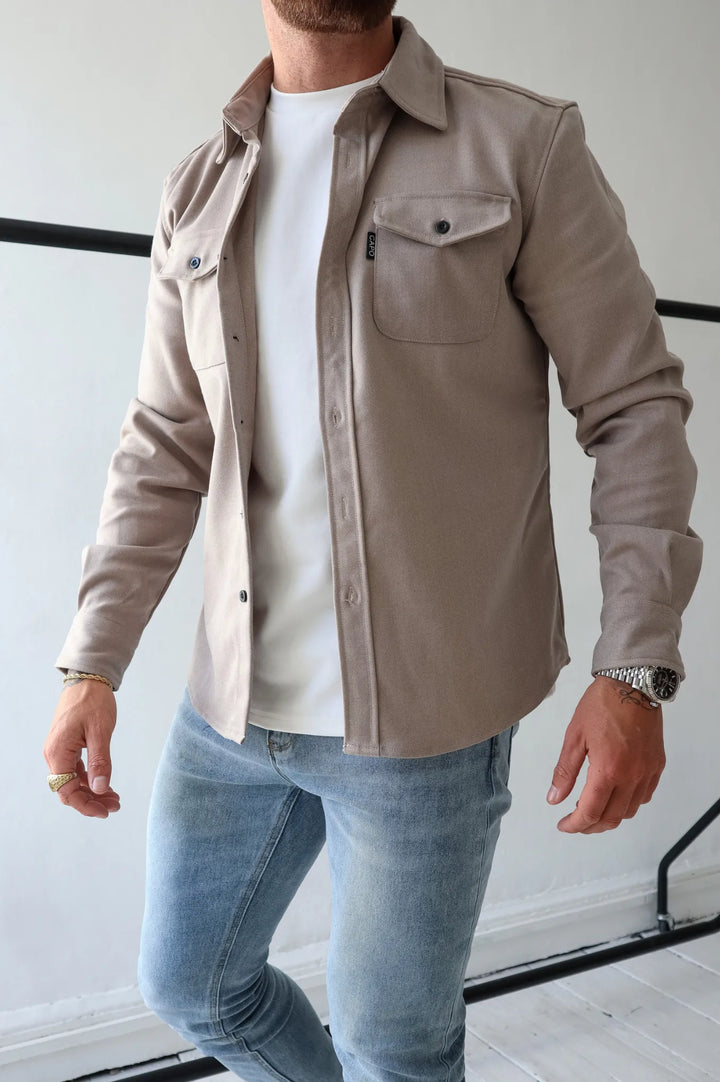 W&W Mode | Herrenjacke mit Kragen und Knopfleiste