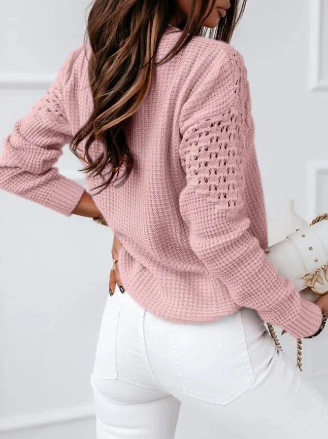 W&W Mode | Eleganter Hohlsaum Pullover
