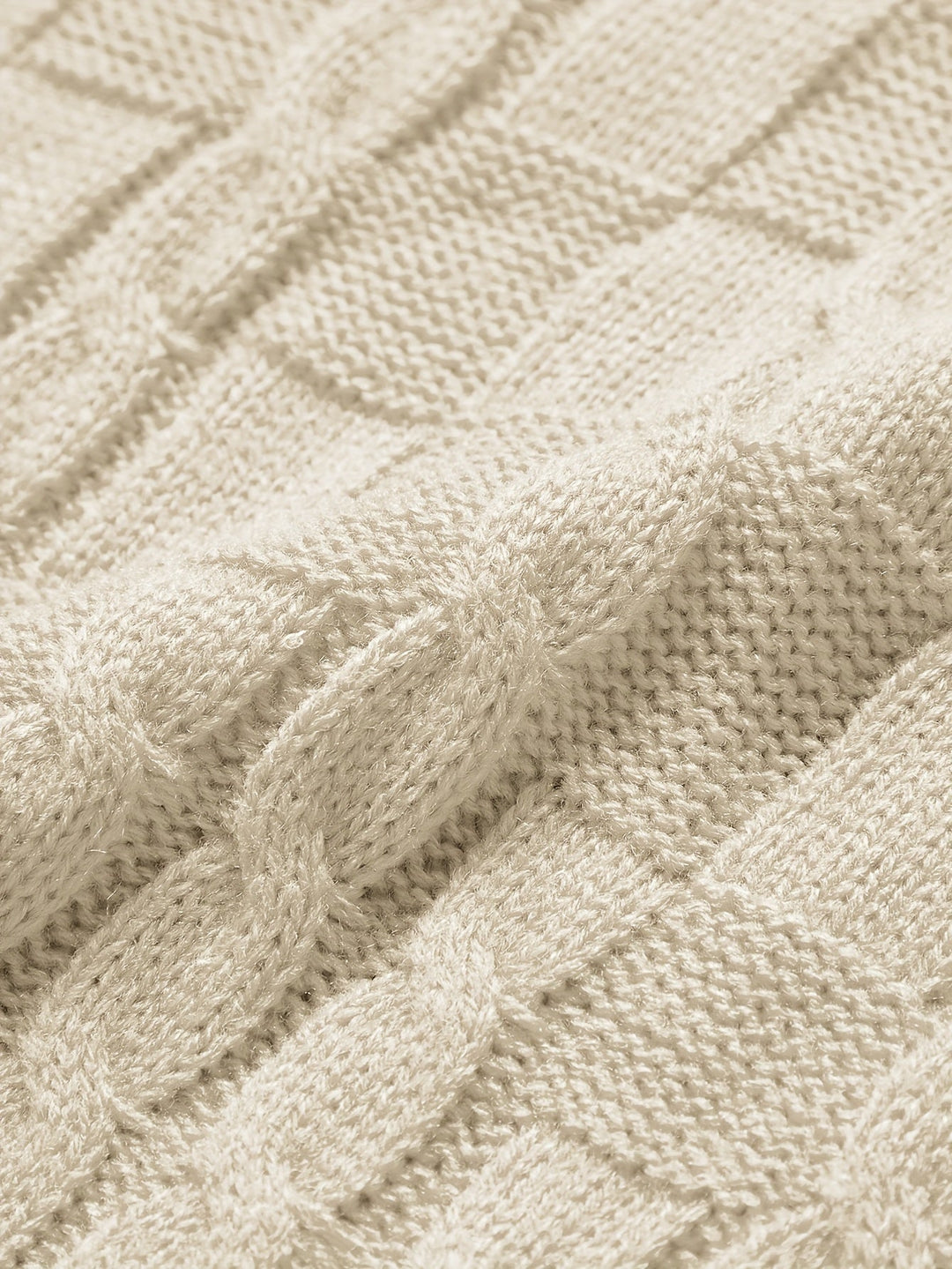W&W Mode | Lässiger Kabel-Pullover für Männer