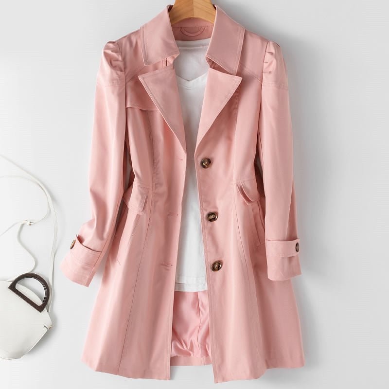 W&W Mode Trenchcoat mit Doppelknopfleiste