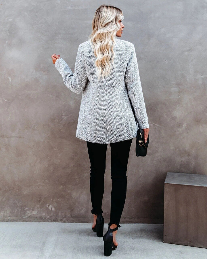 Coatly™ - Lässige Tweedjacke mit Kerbkragen für die Übergangszeit - Wolf Fashion