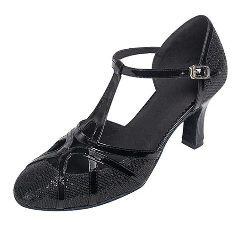 W&W Mode | Salsa Tanzschuhe Damen Latein Tanzschuhe 7cm