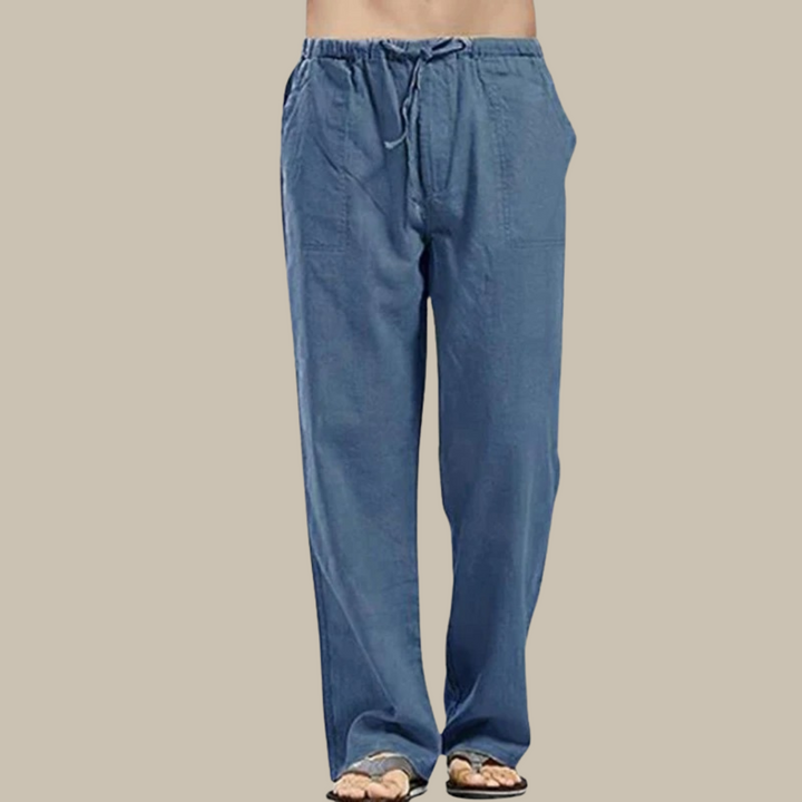 W&W Mode | Bequeme Leinen Strandhose Für Herren