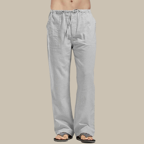W&W Mode | Bequeme Leinen Strandhose Für Herren