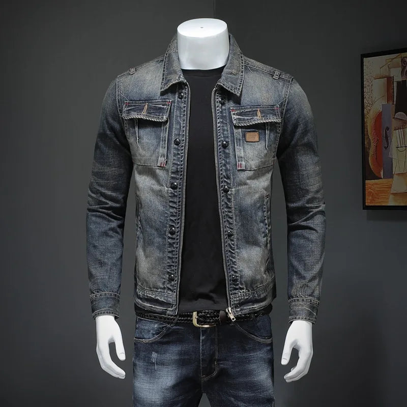 W&W Mode | Weinlese Denimjacke