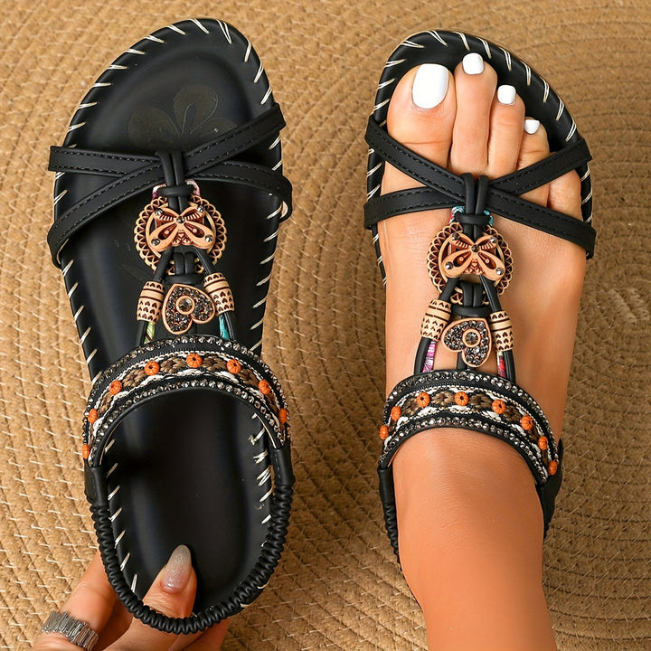 W&W Mode | Boho Flache Sandalen