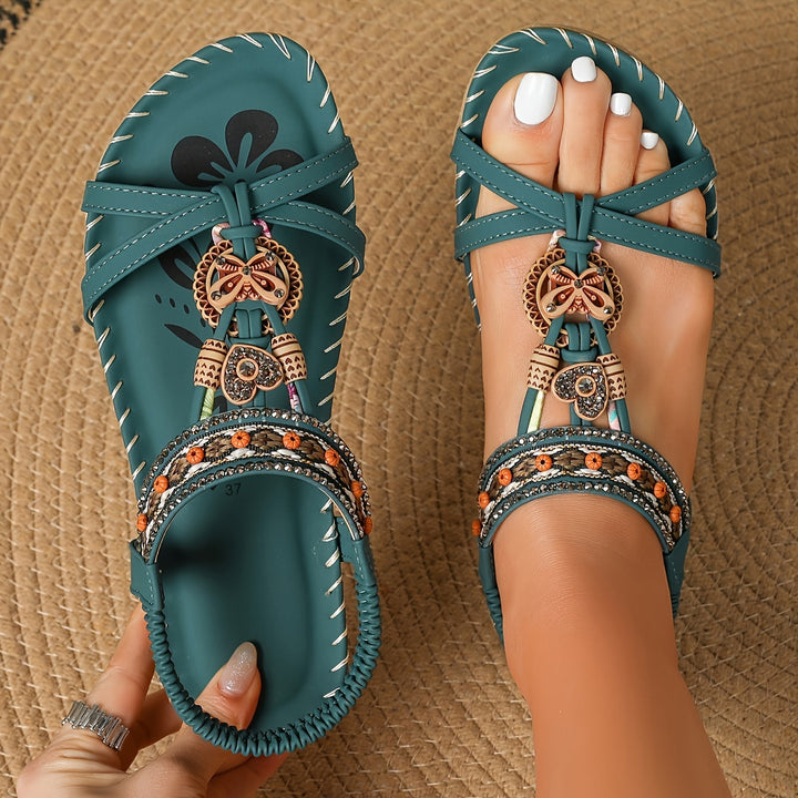 W&W Mode | Boho Flache Sandalen