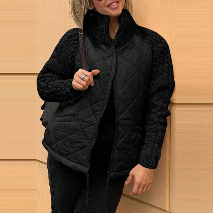 W&W Mode | Strickärmel Patchwork Jacke