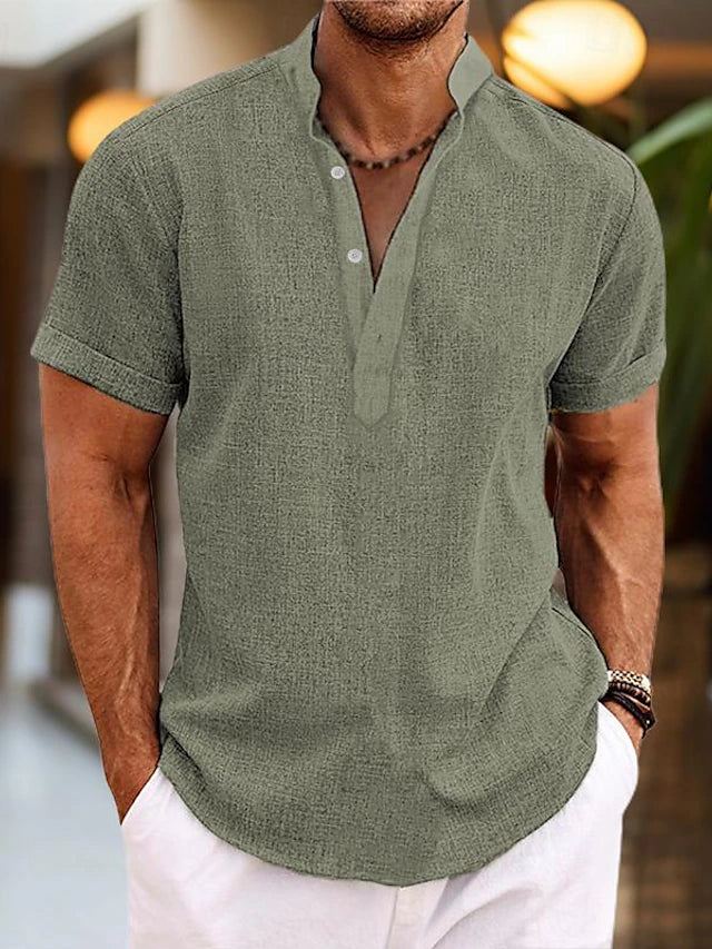 W&W Mode | Hochwertiges, Bequemes Herren Poloshirt Mit V-Ausschnitt