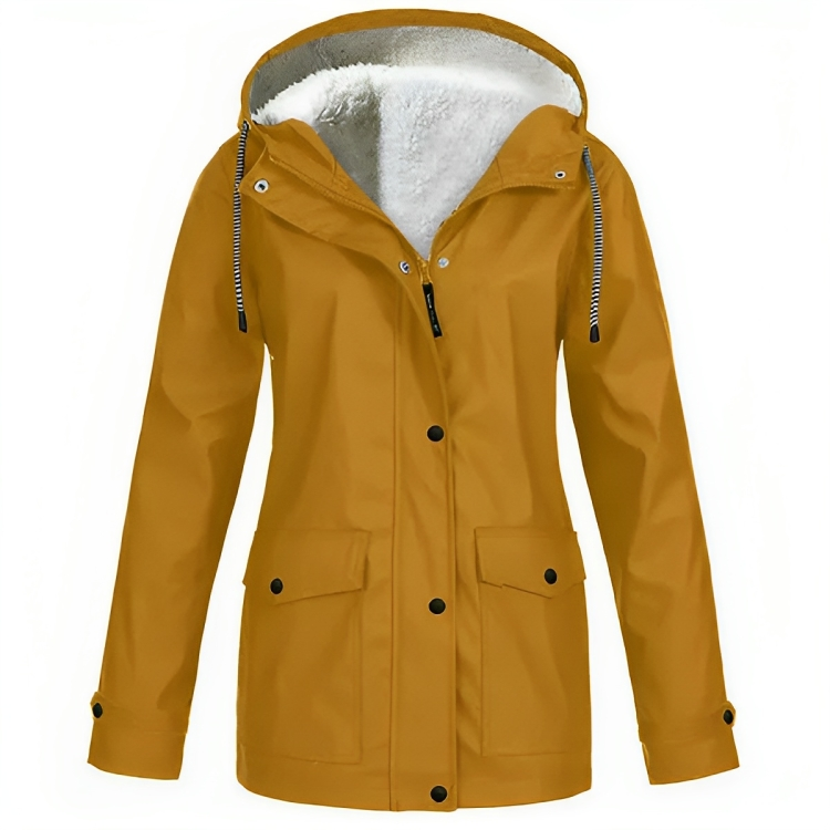 W&W Mode | Warmer Fleece-Regenmantel