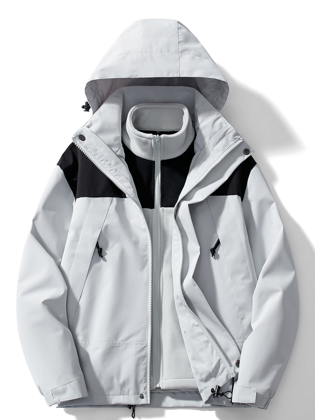 W&W Mode | 3-In-1 Fleece-Winterjacke Mit Kapuze Für Damen