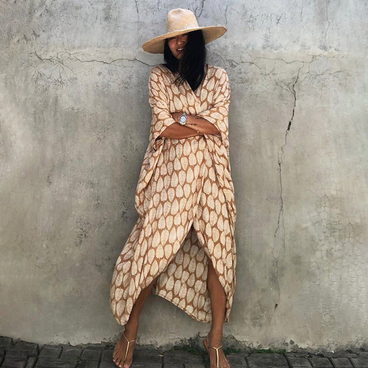 W&W Mode | Glamouröse Sonnenschutz Resort Strandkleid Cover Up