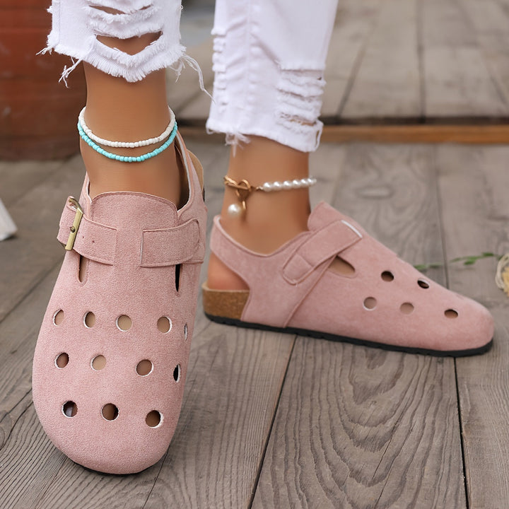 W&W Mode | Retro Kork Clogs Mit Slingback