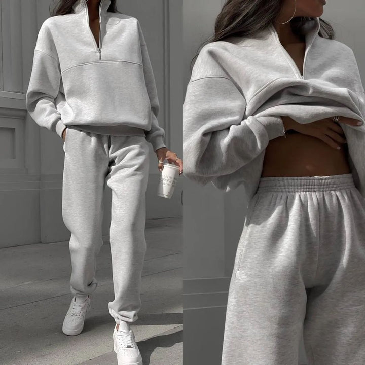 W&W Mode™ - Neu Polokragen Mode Sweatshirt Anzug [Letzter Tag Rabatt]