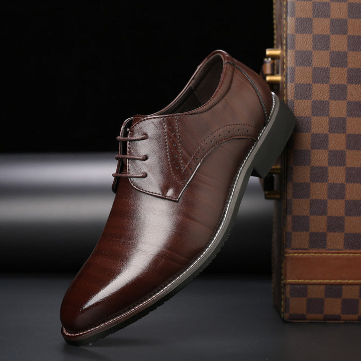 W&W Mode | Herren Schnürschuhe Mit Brogue Details