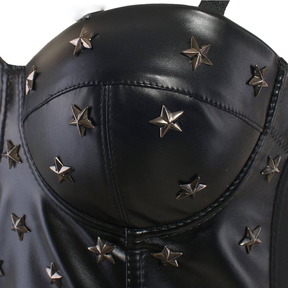 W&W Mode | Schwarzes Sternen-Crop-Top