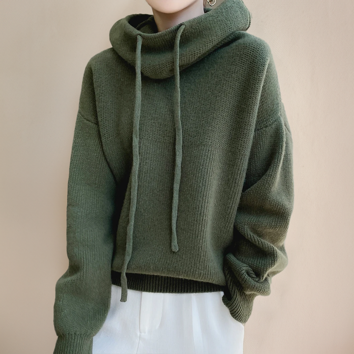 W&W Mode | Gestrickter Kapuzenpullover