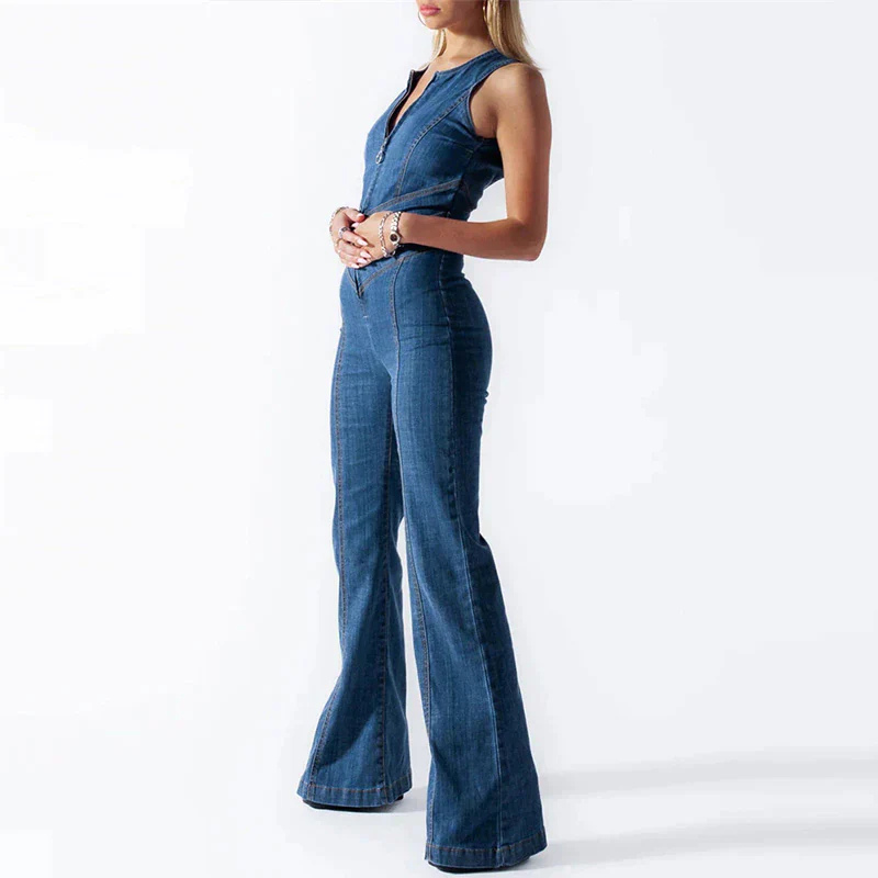 W&W Mode | Overall Damen Elegant Blau