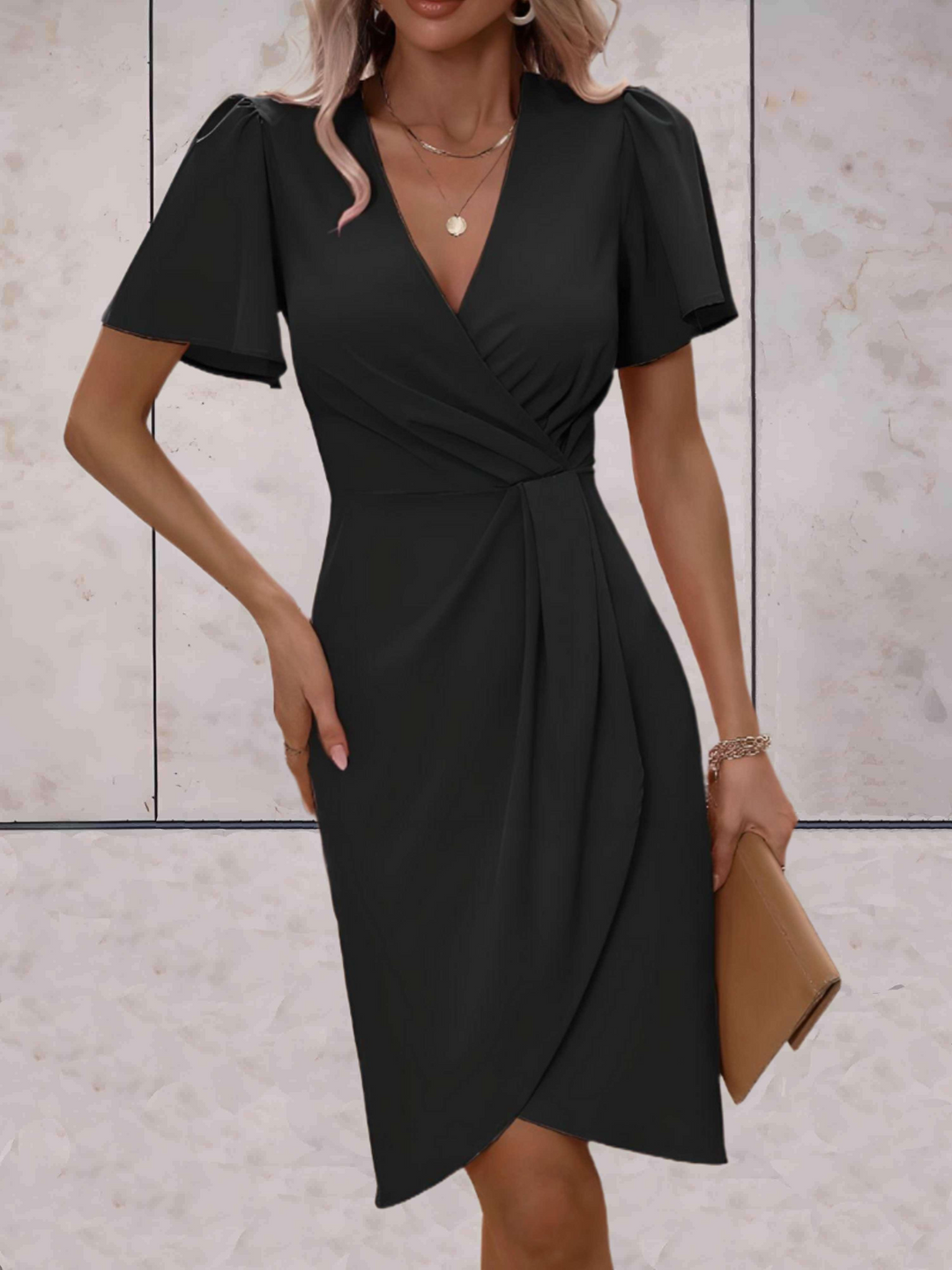 W&W Mode | Hochzeitsgast Wickelkleid Mini