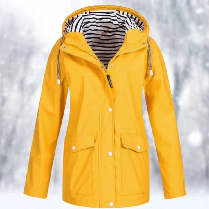 W&W Mode | Damen Kapuze Regenjacke Wasserdichte