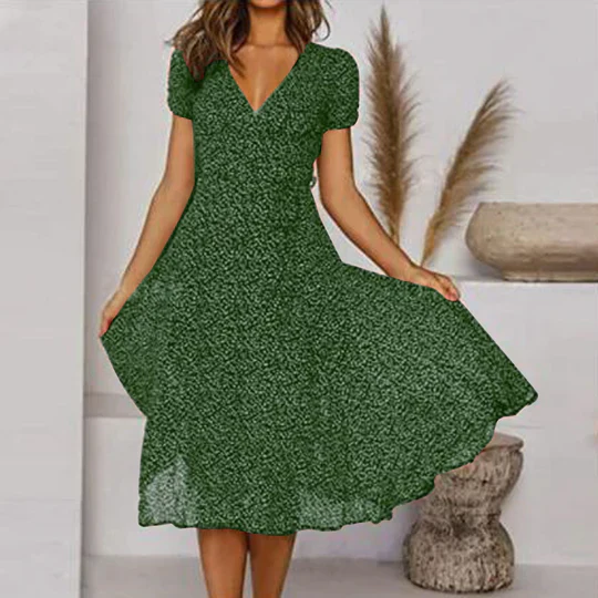 W&W Mode | Luftiges Midi Kleid Sommerstil