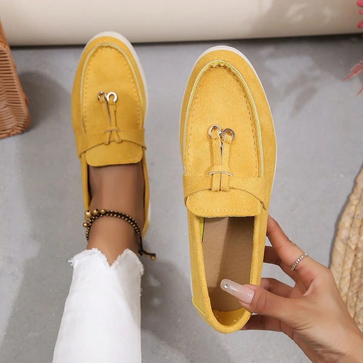 W&W Mode | Damen Loafer Beige Elegant