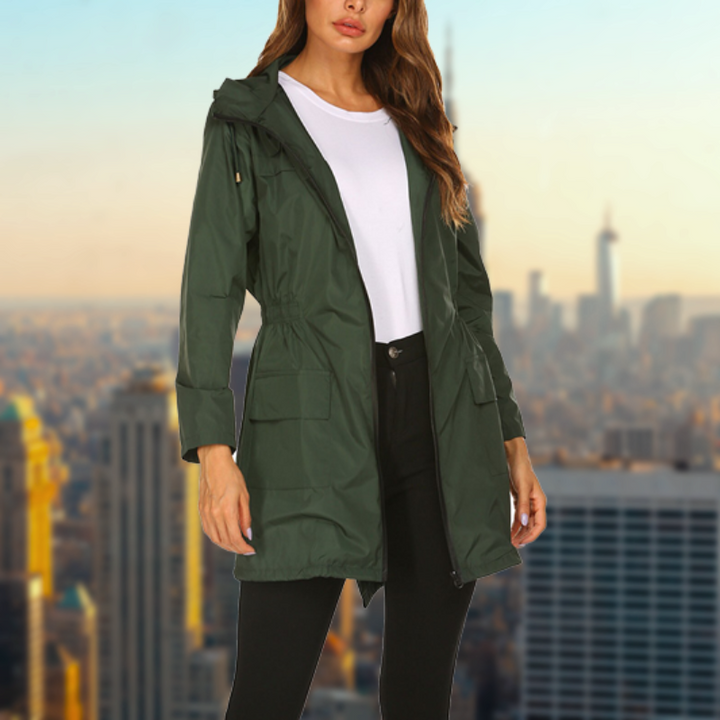 W&W Mode | Damen Wasserdichte Regenjacke Atmungsaktiv