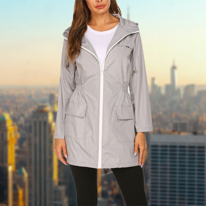 W&W Mode | Damen Wasserdichte Regenjacke Atmungsaktiv