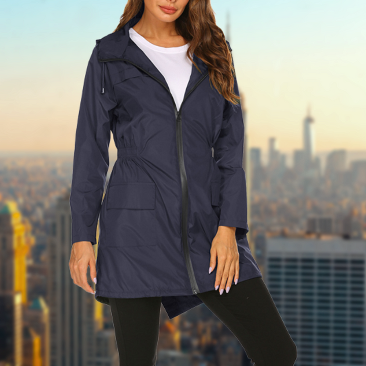W&W Mode | Damen Wasserdichte Regenjacke Atmungsaktiv