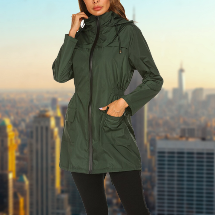 W&W Mode | Damen Wasserdichte Regenjacke Atmungsaktiv