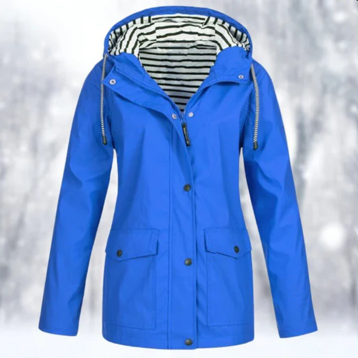 W&W Mode | Damen Wasserdichte Regenjacke Mit Kapuze