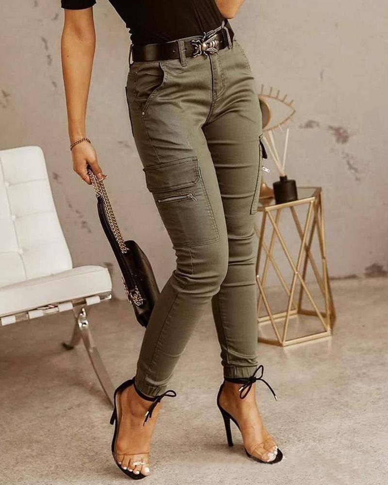 W&W Mode | Trendy Cargo-Jeans für Damen – Modern und Bequem