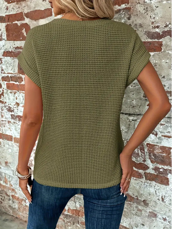 Lien™ -  Lässiges T-Shirt mit kurzen Ärmeln