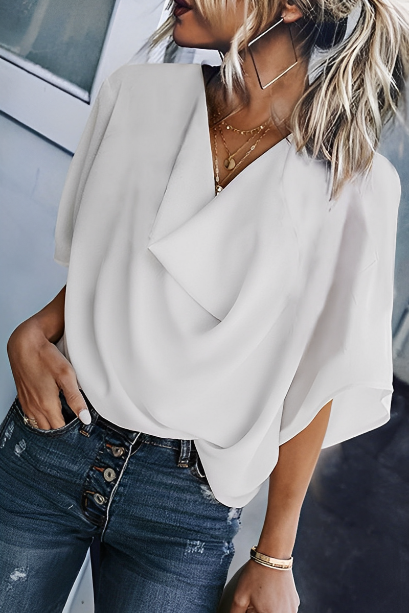 W&W Mode | Damen Sommer Chiffon Bluse