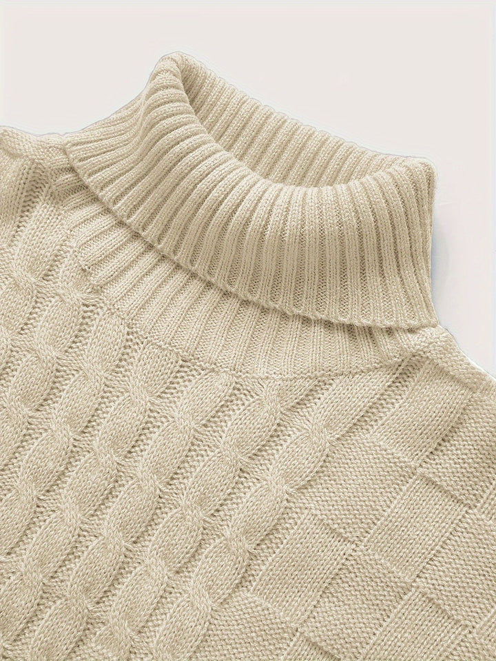 W&W Mode | Lässiger Kabel-Pullover für Männer