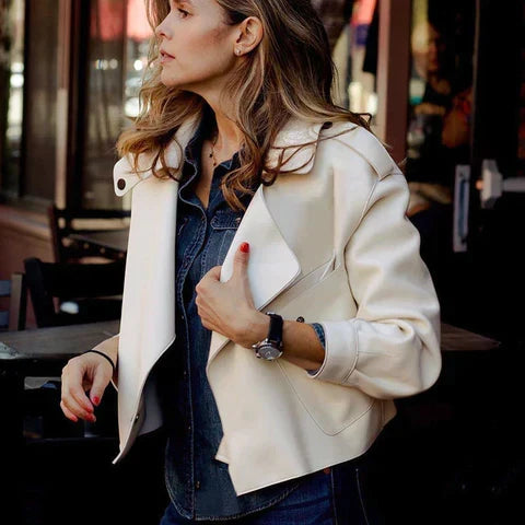 W&W Mode | Retro Stilvolle Lederjacke
