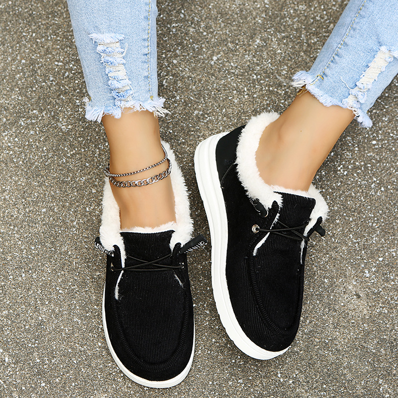 W&W Mode - Elegante Winter-Sneakers mit Fellfutter
