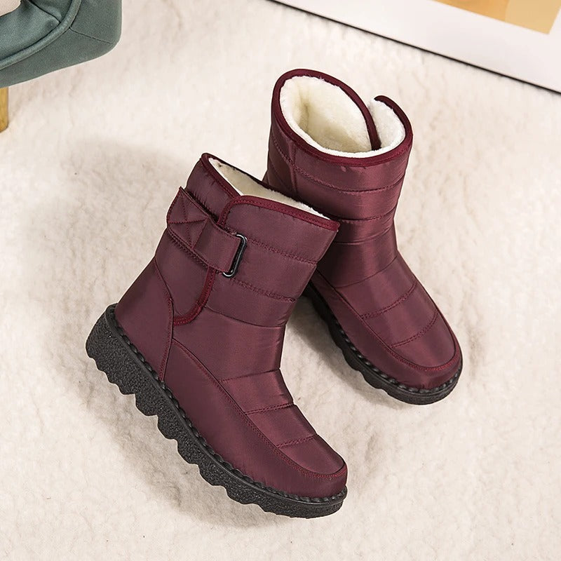 W&W Mode Dicker Plüsch Winter Stiefel