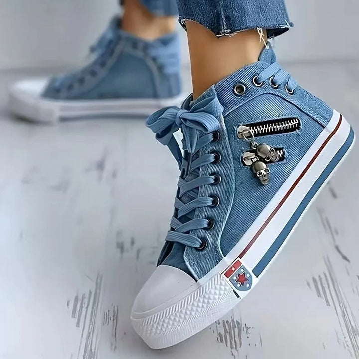 W&W Mode | Urbaner Trend Sneaker-Jeans-Look & Reißverschluss