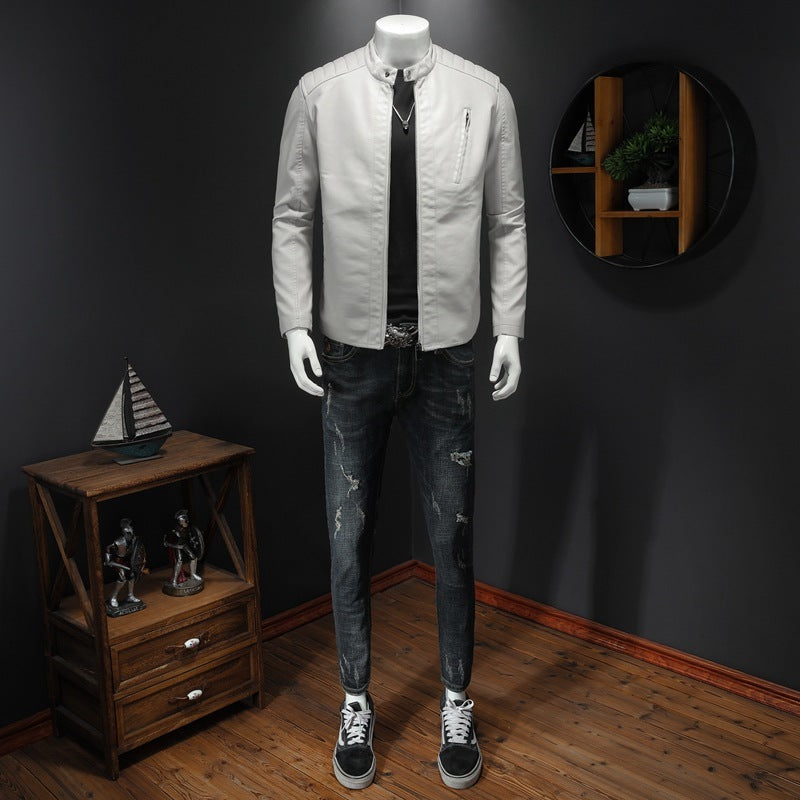 W&W Mode | Premium Herren Biker Lederjacke