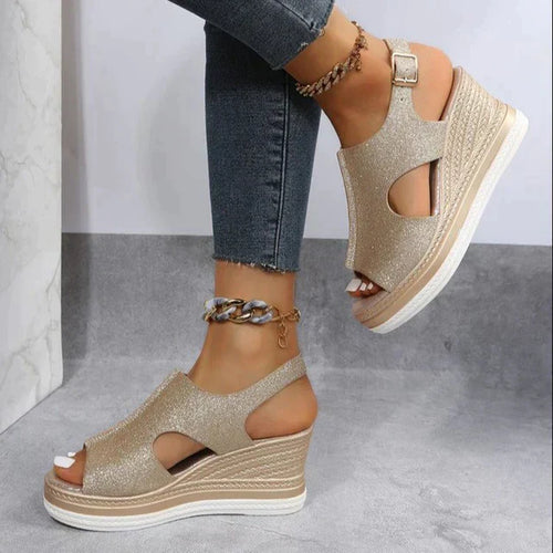 W&W Mode - Plateau-Sandalen