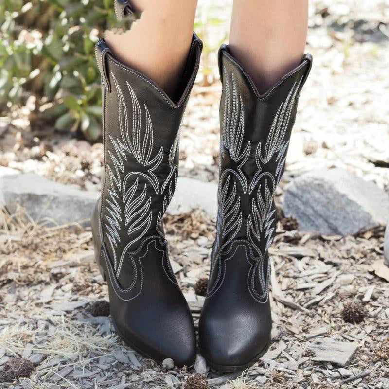 W&W Mode | Cowboy Stiefel Mit Spitzem Kopf