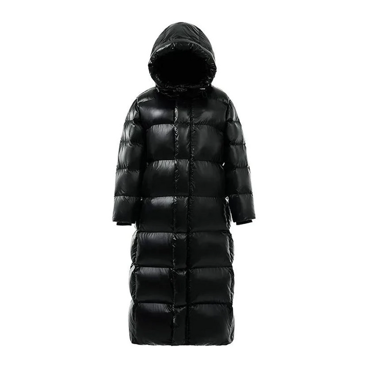 W&W Mode - Lange Daunenjacke mit Fellkragen