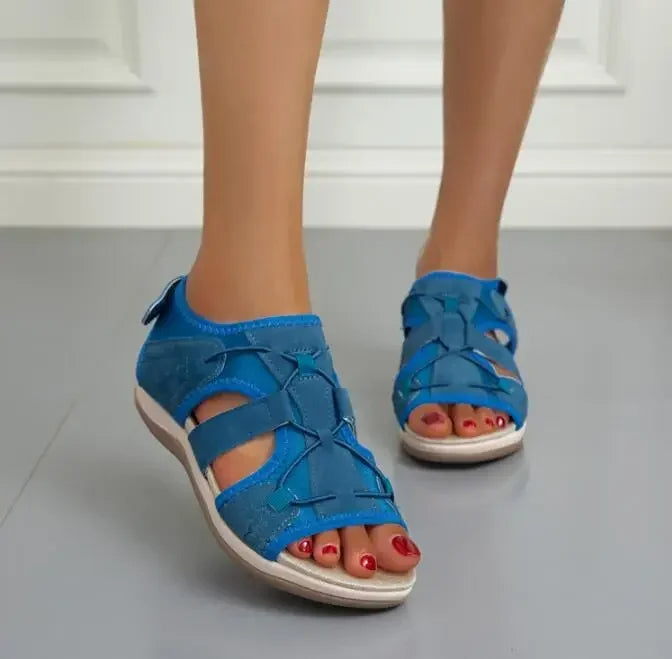 Zenobia - Stilvolle, verstellbare Sommersandalen mit Fußgewölbeunterstützung