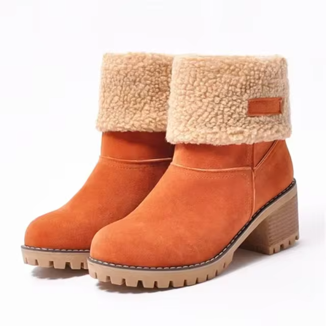W&W Mode | Stilvolle Warme Schneestiefel Aus Leder