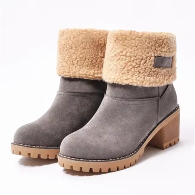 W&W Mode | Stilvolle Warme Schneestiefel Aus Leder