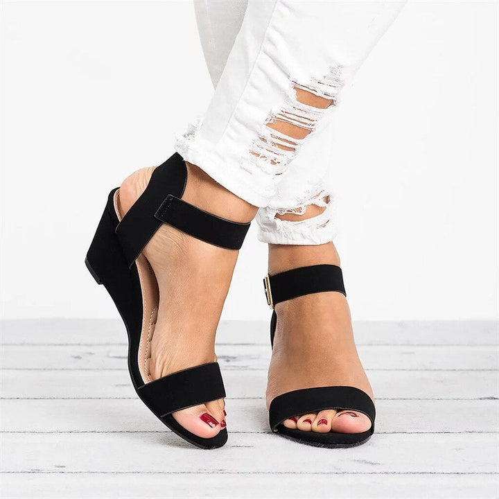 W&W Mode | Rutschfest Hoher Absatz Keilsandalen