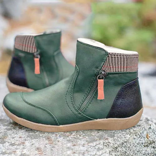 W&W Mode - Wasserdichte, orthopädische Lederstiefel