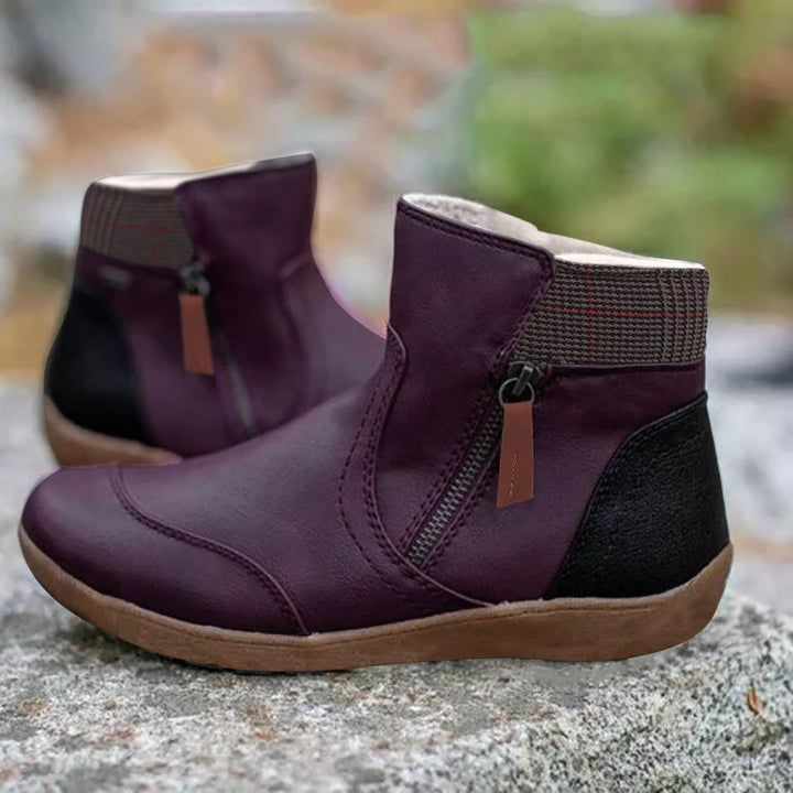W&W Mode - Wasserdichte, orthopädische Lederstiefel